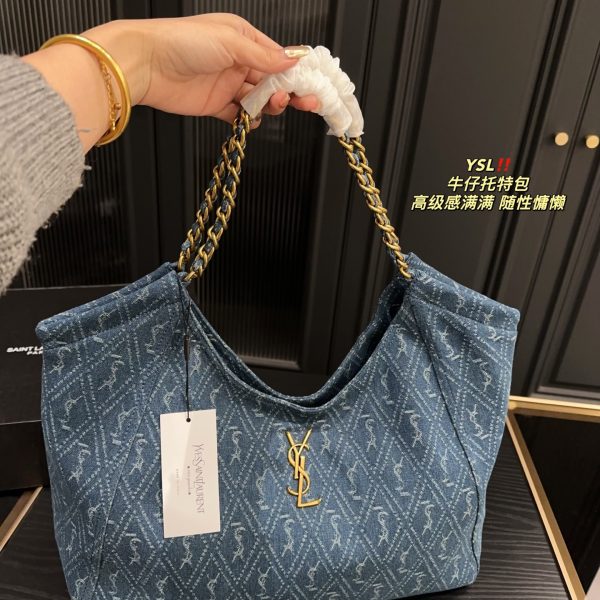 Y new arrival denim tote bag size: 39*35 cm