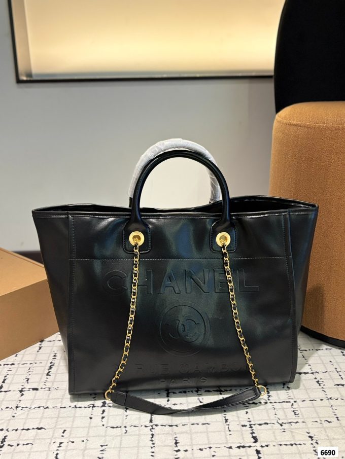 Cc new arrival tote bag gold silver size:36*30 cm - Image 3