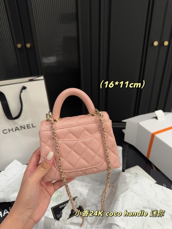Cc new arrival 24K coco handle mini bag size:16*11 cm