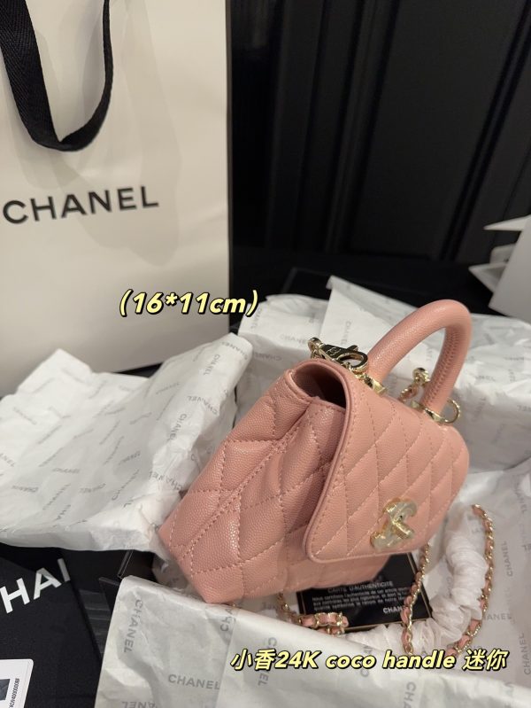 Cc new arrival 24K coco handle mini bag size:16*11 cm