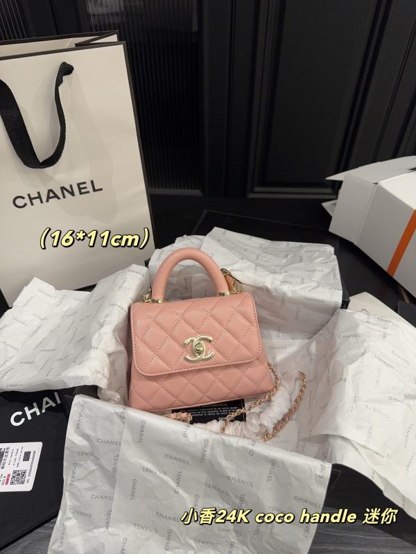 Cc new arrival 24K coco handle mini bag size:16*11 cm