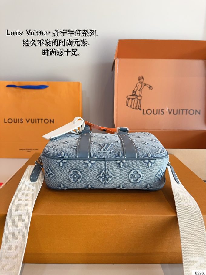 Louis new arrival denim briefcase bag size:24*7*16cm - Image 5