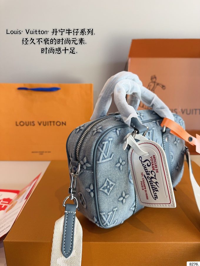 Louis new arrival denim briefcase bag size:24*7*16cm - Image 6