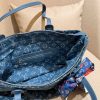 Louis new arrival neverfull denim bag size:40*24*16 cm