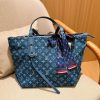 Louis new arrival neverfull denim bag size:40*24*16 cm