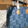 Louis new arrival Onthego denim tote bag size: 35*28*14 cm