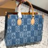 Louis new arrival Onthego denim tote bag size: 35*28*14 cm