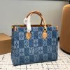 Louis new arrival Onthego denim tote bag size: 35*28*14 cm