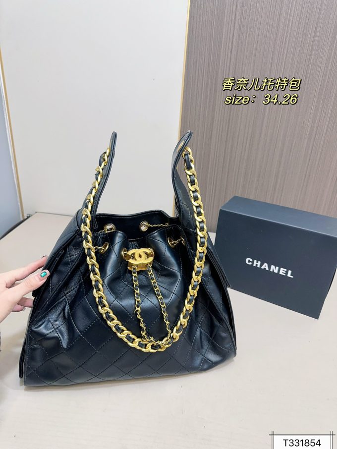 Cc New arrival shopping bucket bag size: 34*26 cm - Image 11