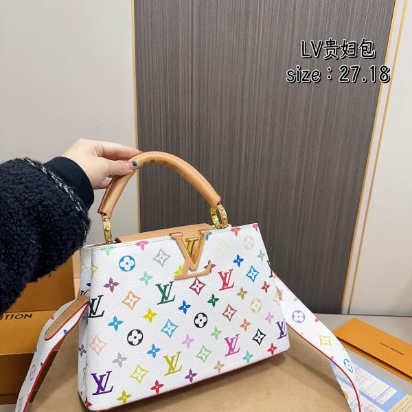 Louis new arrival 2025 capucines bag size:27*18 cm