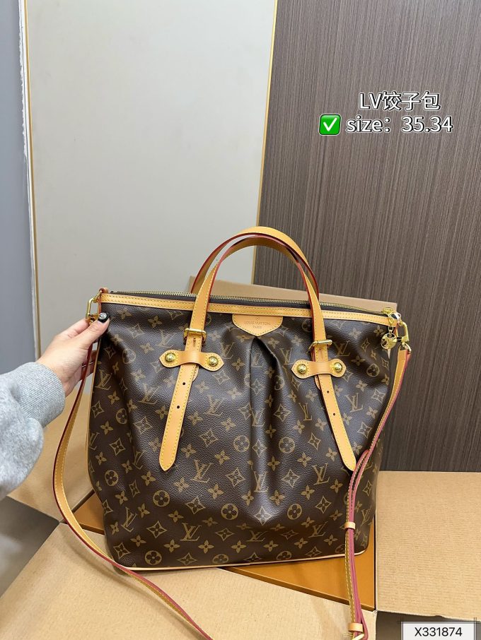 Louis new arrival vintage tote bag 006 - Image 7