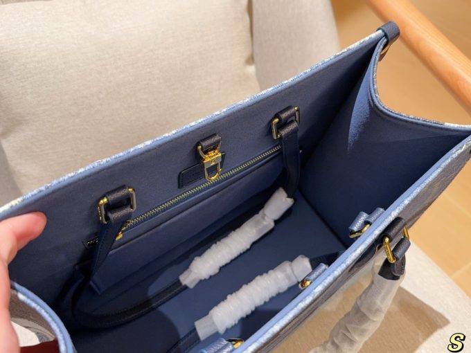 Louis new arrival denim onthego tote bag size:35 cm - Image 2