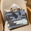 Louis new arrival denim onthego tote bag size:35 cm