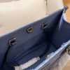 Louis new arrival denim onthego tote bag size:35 cm
