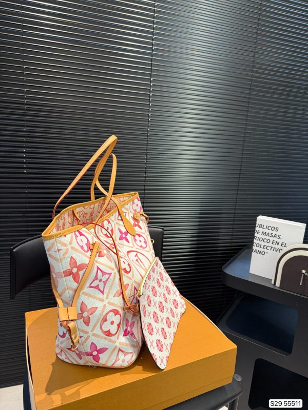 Louis new arrival neverfull tote bag size: 32*29 cm