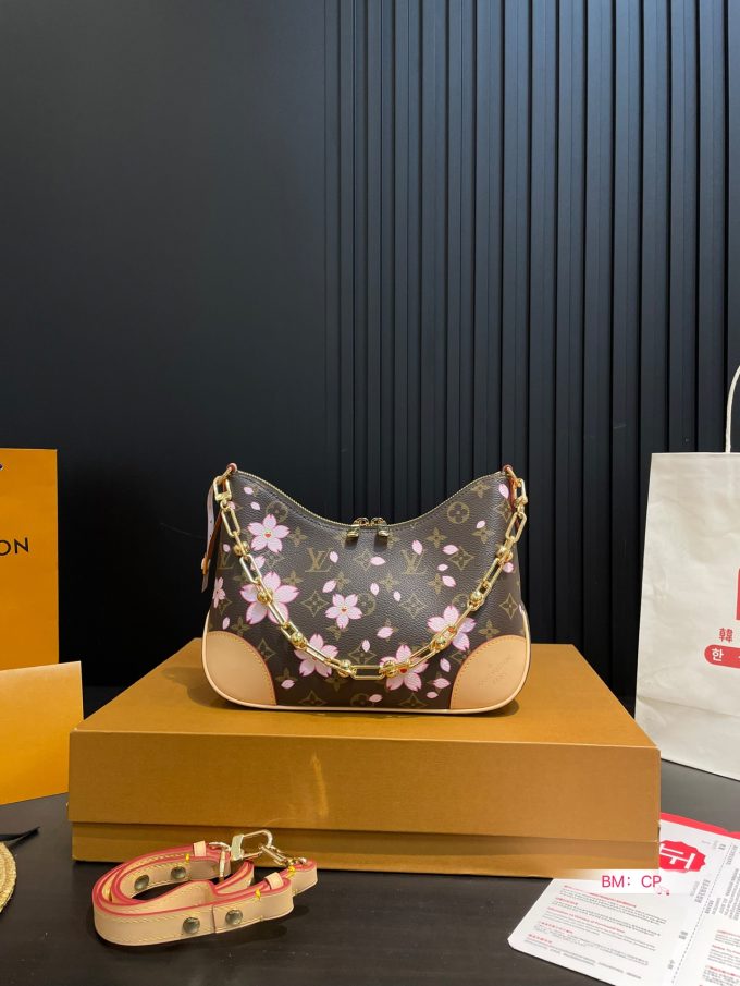 Louis new arrival flowers hobo bag size:30*20 cm - Image 8