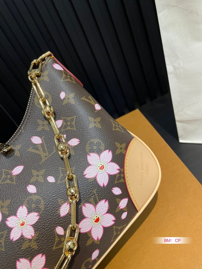 Louis new arrival flowers hobo bag size:30*20 cm - Image 6
