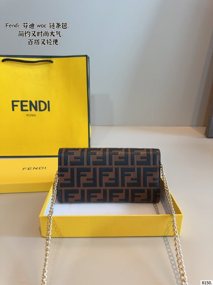 Fen new arrival vintage chain bag size:19*2*10.cm - Image 2