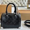 Louis new arrival black NANO SPEEDY bag size: 20*14cm