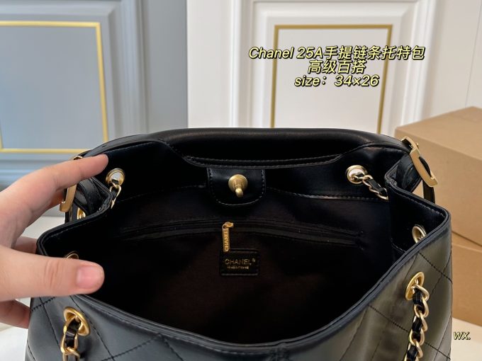 Cc new arrival 25A hobo tote bag size: 34*26 cm - Image 6