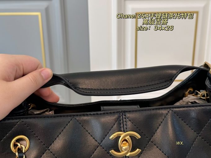 Cc new arrival 25A hobo tote bag size: 34*26 cm - Image 7