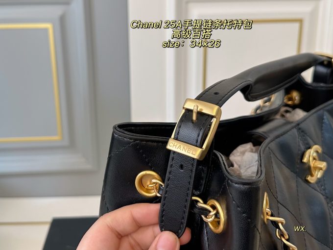 Cc new arrival 25A hobo tote bag size: 34*26 cm - Image 8
