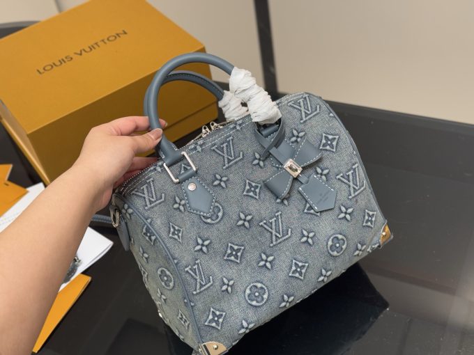 Louis new arrival keepall denim bag size:30 cm - Image 8