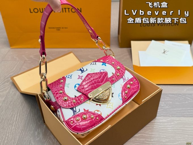 Louis new arrival 25ss beverly vintage bag size: 22*14