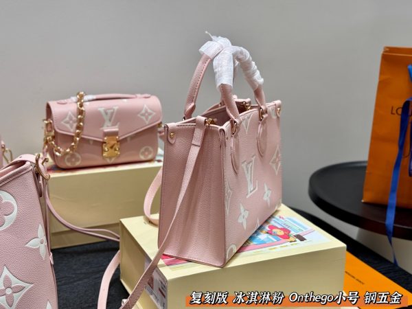 Louis new arrival pink Onthego tote bag