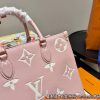 Louis new arrival pink Onthego tote bag