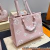 Louis new arrival pink Onthego tote bag