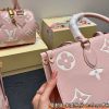Louis new arrival pink Onthego tote bag