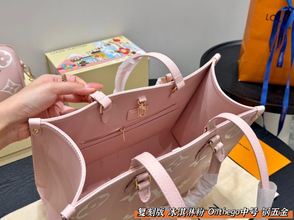 Louis new arrival pink Onthego tote bag