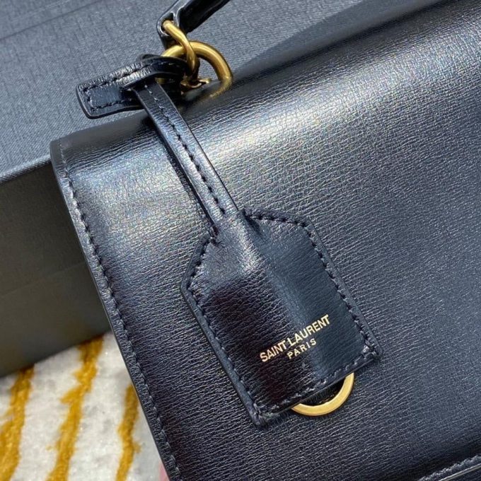 Y Medium Sunset Satchel in Smooth Leather Bag - Image 8