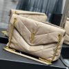 Y PUFFER MEDIUM BAG IN QUILTED LAMBSKIN