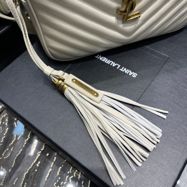 Y Lou Camera Bag In Quilted Leather