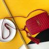 Y Lou Camera Bag In Quilted Leather