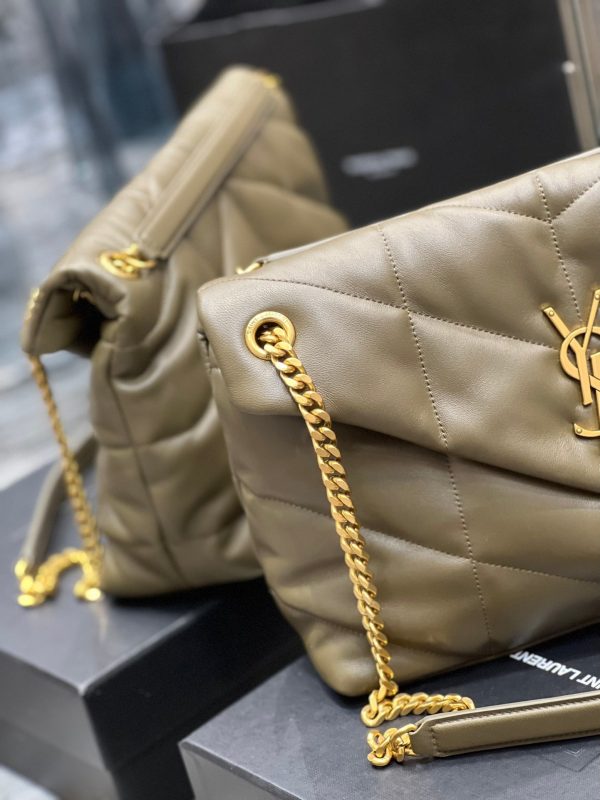 Y PUFFER MEDIUM BAG IN QUILTED LAMBSKIN