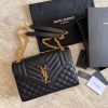 Y  Envelope Medium Bag In Mix Matelasse Grain  De Poudre Embossed Leather