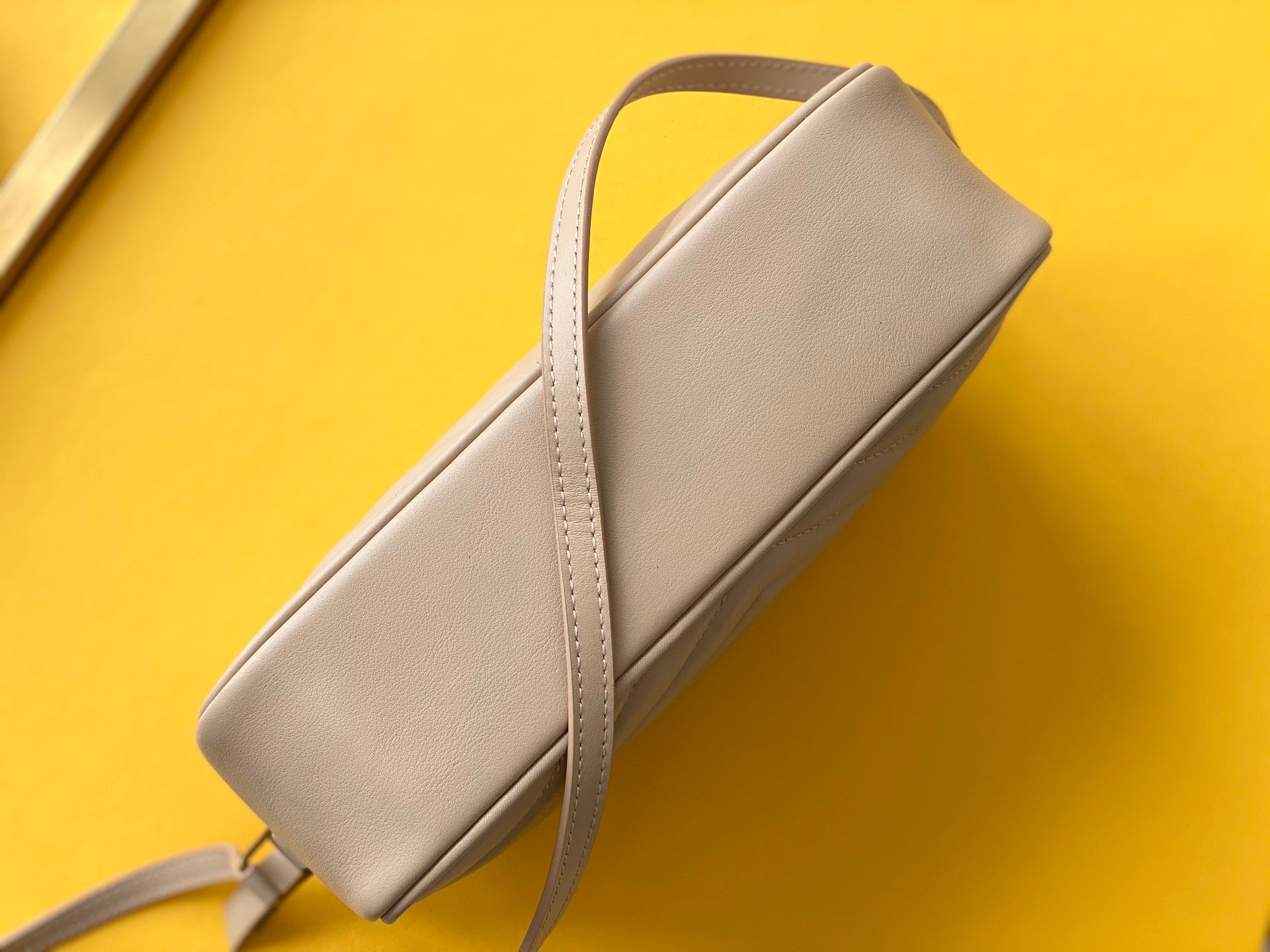 Y Lou Camera Bag In Quilted Leather - Image 17