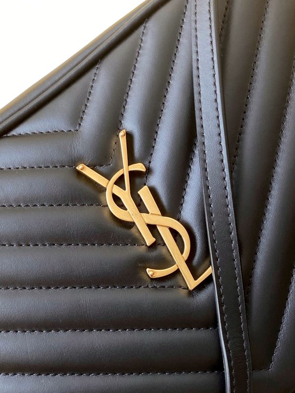 Y Lou Camera Bag In Quilted Leather