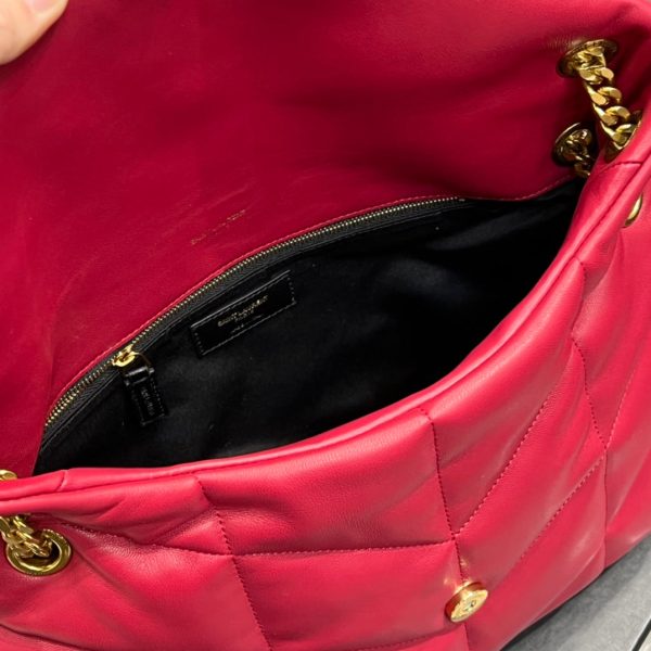 Y PUFFER MEDIUM BAG IN QUILTED LAMBSKIN