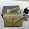 Y  Envelope Medium Bag In Mix Matelasse Grain  De Poudre Embossed Leather