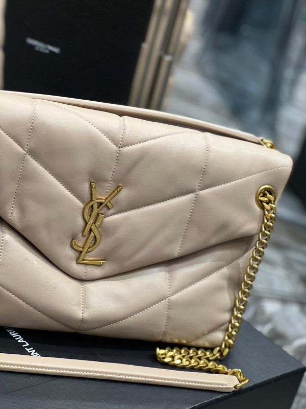 Y PUFFER MEDIUM BAG IN QUILTED LAMBSKIN