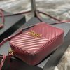 Y Lou Camera Bag In Quilted Leather