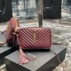 Y Lou Camera Bag In Quilted Leather