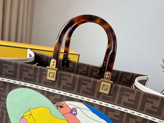 Fd Sunshine Shopper Meduim Bag - Image 20