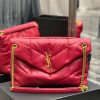 Y PUFFER MEDIUM BAG IN QUILTED LAMBSKIN