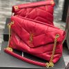 Y PUFFER MEDIUM BAG IN QUILTED LAMBSKIN