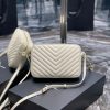 Y Lou Camera Bag In Quilted Leather